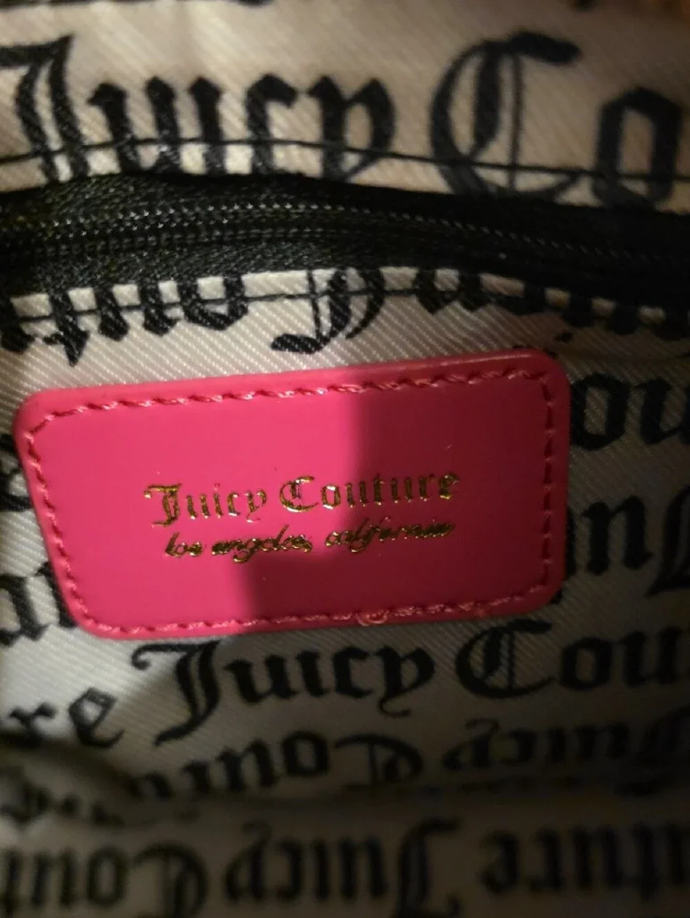 Juicy Couture Pink Flash Semi Charmed Hobo Bag